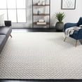 thumbnail image 3 of SAFAVIEH Vermont Thurstan Geometric Wool Area Rug, 9' x 12', Ivory/Light Blue, 3 of 9