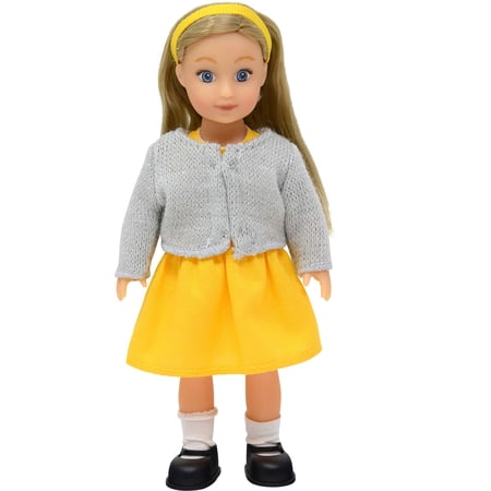 The New York Doll Collection Mini Doll Sara - 6.5 inch Vinyl Posable Doll price history on PriceWatchPro