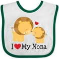 thumbnail image 3 of Inktastic I Love My Nona Boys or Girls Baby Bib, 3 of 4