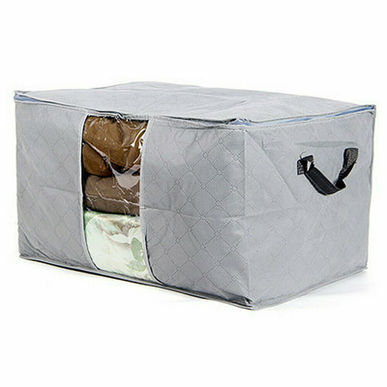 Larger Vacuum Bag Storage Bag For Clothes Pillows Bedding Blanket Foldable  Organizer Transparent Bags Travel Saving Bag