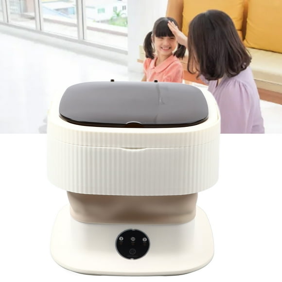 Mini Lavadora Portátil Lavadora Plegable Capacidad De 10 Litros Con Tubería De Drenaje Y Cesta Plegable Para Ropa Interior De Ropa De Bebé Calcetines