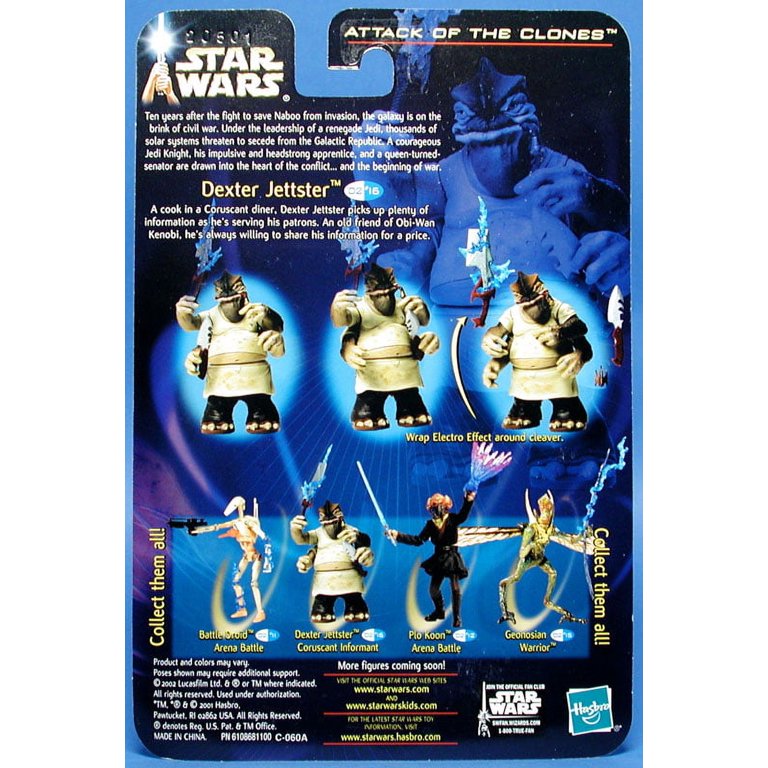 Star Wars Episode II Attack of the Clones Dexter Jettster