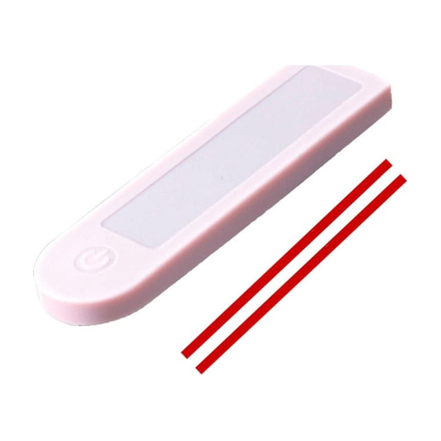 Riwesomey Protector de Panel de patinete eléctrico de silicona, resistente al agua, placa de circuito Universal, cubierta de salpicadero, Bombillas para automóviles Rosa