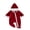 Red, variant on Cjfdfy Newborn Baby Boy Girl Christmas Pajamas Outfit Footed Romper Long Sleeve Velvet Zipper Jumpsuit With Hat Infant Cute My First Christmas Fall Winter Holiday Outfit 0-6 Months