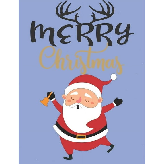 Merry Christmas : Easy and Cute Christmas Holiday Coloring Designs for Children (Paperback)