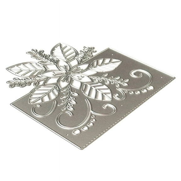 TINYSOME Christmas Flower Metal Cutting Dies Stencil DIY Scrapbooking Album Paper Card Template Mold Embossing Craft Decoration