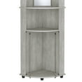 thumbnail image 5 of 75" Tall Corner Cabinet w/Glass Doors, Modern Coffee Bar Cabinet w/Glass Holder and Mirror, 5 of 5