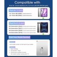 thumbnail image 2 of Trackpad Keyboard Case for iPad Air 13 & iPad Pro 12.9 (3rd–6th Gen) with Pencil Holder, 2 of 7
