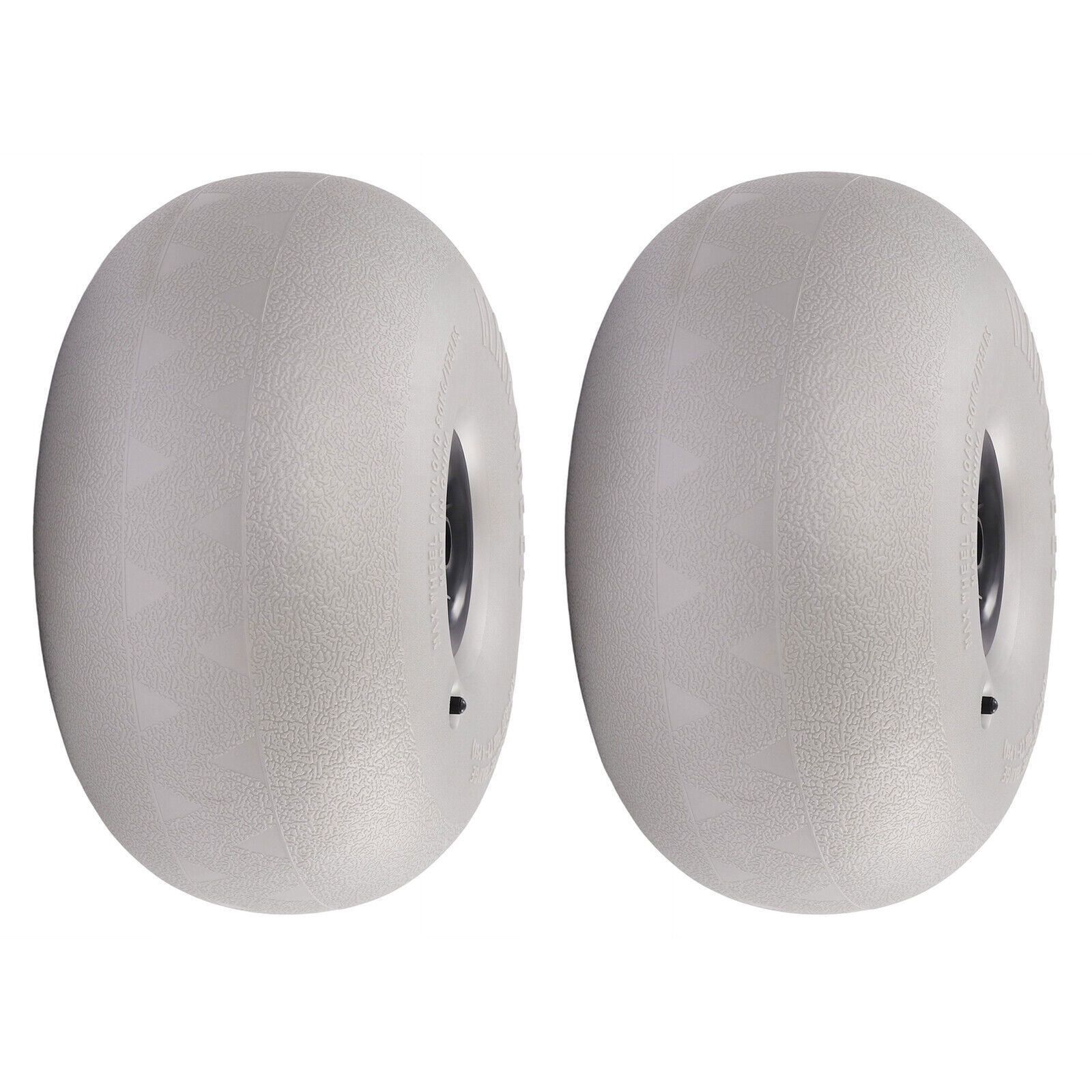 16” Beach Balloon Wheels 2 Pack, Heavy Duty Sand Tires 176 Lbs Capacity Each, 2-4 PSI Low Pressure, 26mm Axle Hole for Beach Wagon, Kayak Cart, Fishing Cart
