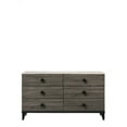 thumbnail image 2 of ACME Avantika Dresser in Faux Marble and Rustic Gray Oak, 2 of 4