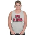 thumbnail image 4 of Be Kind Happy Peace Love Inspiring Plus Size Graphic Tank Top Brisco Brands 3X, 4 of 5