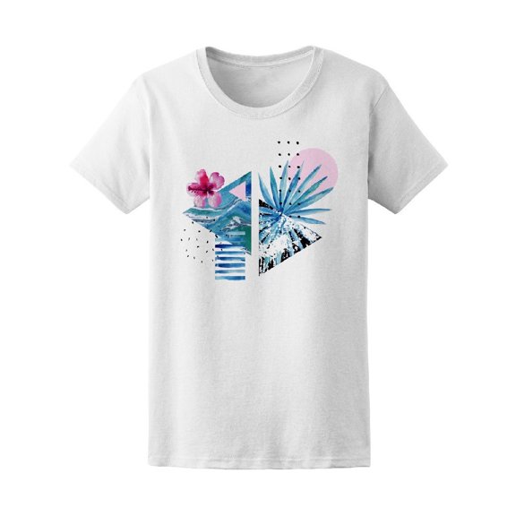 Abstract Summer Elements Vintage Tee Women's -Image by Shutterstock