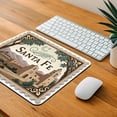 thumbnail image 4 of Santa Fe, New Mexico NM Travel City State Stamp Mouse Pad Low Profile Gaming Mat, 4 of 7