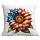 thumbnail image 2 of Fundas de almohada, fundas de almohada, fundas de almohada decorativas, funda de almohada de girasol sin núcleo, funda de cojín de sofá del Día de la Independencia, funda de almohada del Día de la Ind, 2 of 8