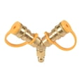 thumbnail image 1 of 3/8 Inch Y-splitter Natural Gas Quick Connect Adapter,suitable For Natural Gas Grill,generator, Patio Firepit,etc., 1 of 5