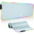 thumbnail image 1 of Extra Large  Gaming  Pad-14 Light Modes, Extended Soft LED  Pad, Anti-Slip Rubber Base, Computer Keyboard Mousepad Mat (31.5 x 12 Inch), 1 of 7