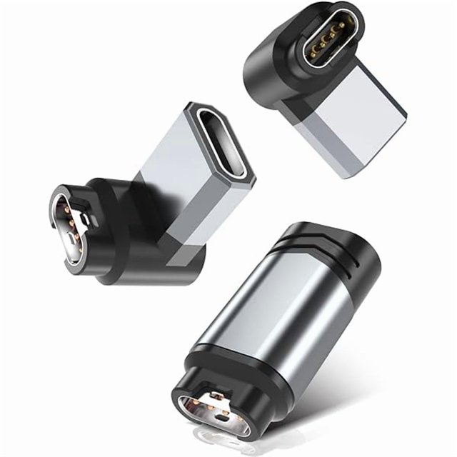 Chenchen USB C Charger Adapter for Garmin Watch 3Pack,Type C Charging Cable Converter for Garmin Fenix 8 7 7S 7X 6 E Pro,Forerunner 970 570 965 265 165 55,Instinct,Venu X1,Vivoactive 5 4,Epix,Tactix 8