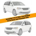 thumbnail image 4 of Pair Black B Pillar Left and Right For Country 2008-2020 Dodge Grand Caravan ABS, 4 of 5