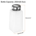 thumbnail image 2 of 3pcs Dispensadores de Alcohol Solvente 250ml (8.5oz) Bomba de Dispensador de Líquido de Presión hacia Abajo con Tapa de Acero Inoxidable Sellada, Blanco, 2 of 6