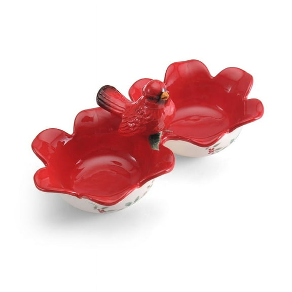 Pfaltzgraff Winterberry 2 Section Serving Bowl