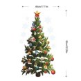 thumbnail image 4 of sweethay Adhesivo de pared de PVC de Navidad, decoración de fondo de sala de estar para el hogar, árbol extraíble, papel tapiz de estrellas, Kits de decoración para fiestas sweethay HA071118-01, 4 of 6