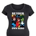 thumbnail image 3 of Marvel - Be Your Own Hero - Maternity Scoop Neck Graphic T-Shirt, 3 of 5