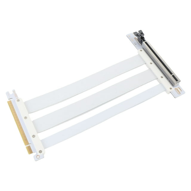 PCIE 4.0 X16 Extender Riser Cable, 128Gbps High Speed Flexible Extender Card Extension Port 90 Degree Adapter for RTX4090 Ti 8900 XT
