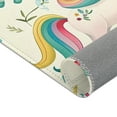 thumbnail image 3 of Cute Unicorns and Rainbows Area Rug, 3 of 3