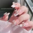 thumbnail image 6 of Milue Zircon Nail Crystal Rhinestones 3D Bows Nail Art Charms Shiny Nails Jewelry, 6 of 21