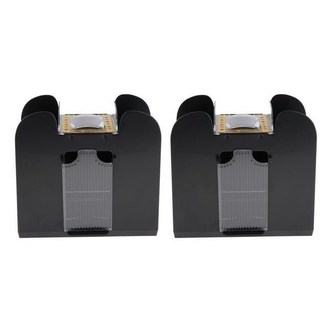 Esquirla 2x Automatic Card Shuffler Playing Shuffling Machine 6Deck Save Time Effort