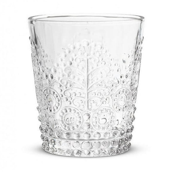 Lacework Pattern Tumbler Glass