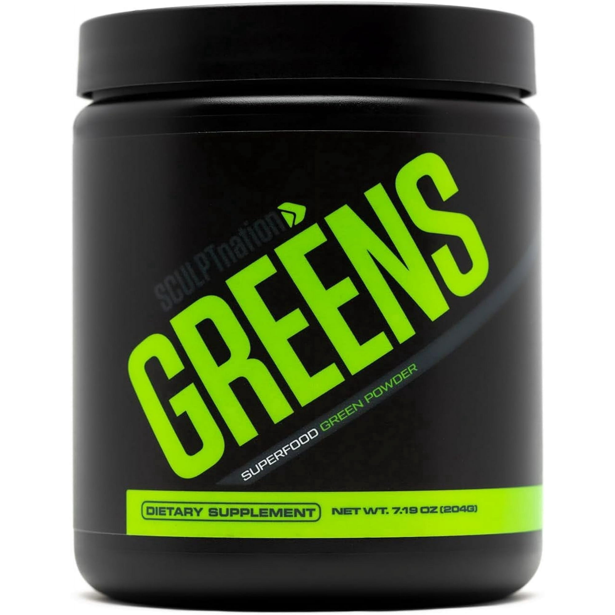 Sculpt Nation Greens Powder Superfood Blend with Collagen, Skin Digestion and Energy Support, 30 Servings, 1 Count