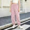 thumbnail image 3 of Lullu Athletic Pant for Boys Breathable Quick-Dry Relaxed Jogger Pants, Pink, Sizes 5-16, 3 of 4