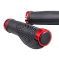 thumbnail image 4 of Yuarrent 1 par de empuñaduras de manillar de bicicleta de montaña de 13cm, empuñaduras de goma antideslizantes para bicicleta, bloqueo de bicicleta Ciclismo rojo Yuarrent CP0500-03, 4 of 6