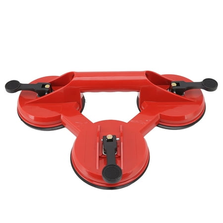

Heavy Duty Suction Cup Red Black Tile Suction Cup Lifter Labor Saving Strong Load 90KG For