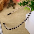 thumbnail image 2 of Kaesi Fashion Handmade Single Row Rhinestones Women Girls Headband Hair Hoop Headwear, 2 of 8