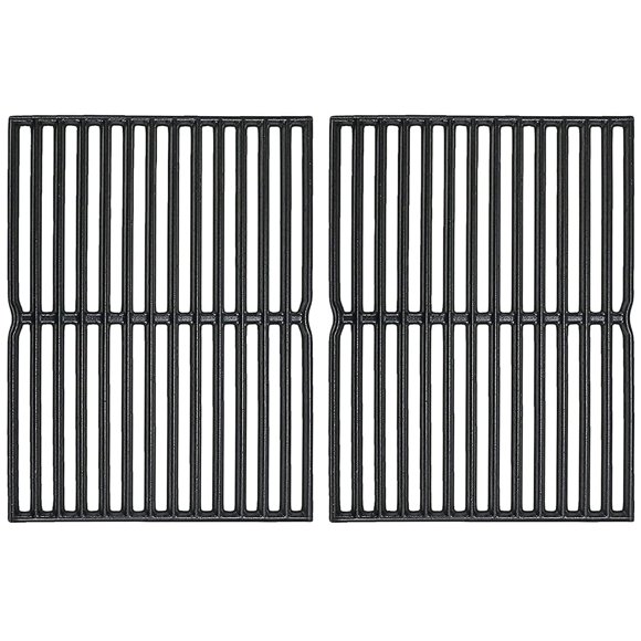Hisencn Parrillas De Cocción De 15 Pulgadas Para Weber Spirit 200 Series - E/S 200 Y 210 Con Panel De Control Lateral Genesis Silver A Spirit 500 Parrillas De Hierro Fundido Para Weber 7522 7523 7521