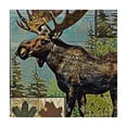 thumbnail image 4 of Acheng Moose Square Table Cover 100% Polyester Fiber 46*46, 4 of 8