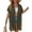 Army Green, variant on Qiopertar Plus Size Beach Cover Up for Women Casual Loose Open Front Smock Lightweight Sunscreen Shirt Solid Color Boho Vacation, Black FREE SIZE