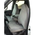 thumbnail image 2 of F220 1997-1999 Ford F150 High Back 40/60 Split Seat With Molded Headrests and Opening Console in Gray Twill, 2 of 2