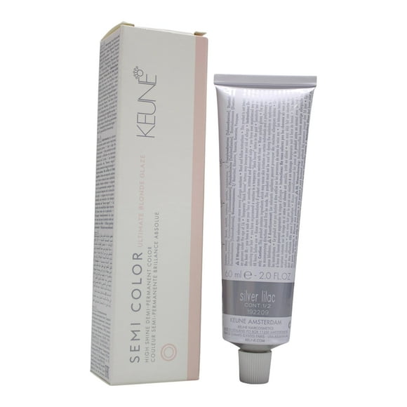 Keune Semi Color Silver Lilac Ultimate Blonde Glaze Demi-Permanent Color 2 Oz