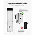 thumbnail image 6 of 850W Sous Vide Immersion Circulator Slow Cooker with LED Digital Display Safety Clamp Rapid Heating Precise Temperature Time Control, 6 of 6