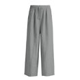 thumbnail image 6 of Men's Straight Fit Stretch Twill Cargo Pants with Pockets and Elastic-Waist Sweatpants Fall Winter Pants ,S-Grey, 6 of 6