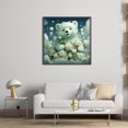 thumbnail image 3 of Kit Punto Cruz Con Oso Lindo Hilo Algodón Ecológico Bordado 16CT 50x50cm, 3 of 9