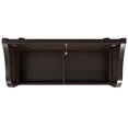 thumbnail image 5 of Simpli Home Connaught SOLID WOOD 42 inch Wide Traditional Entryway Storage Bench with Shelf in Chestnut Brown, 5 of 16