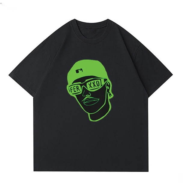 Camiseta con estampado de FELIZ CUMPLEANOS Ferxxo para hombre, camisa informal de algodón, de gran tamaño, Unisex