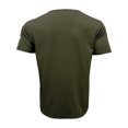 thumbnail image 4 of Ndbuld Men's T-Shirts Men Henley Shirts Casual Stylish Basic Short Sleeve Fashion T-Shirt Men's Solid Color Beach Gym Pocket Short Sleeve Round-Neck Blouses Shirts Summer Savings Evergreen Green XL, 4 of 5