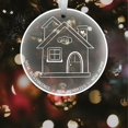 thumbnail image 5 of Qocolhg Christmas Decorations Outdoor Indoor, 2024 Christmas Hanging Christmas Gifts For Family Colleagues Christmas Tree Round Decoration, on Sale Clearance!, 5 of 5