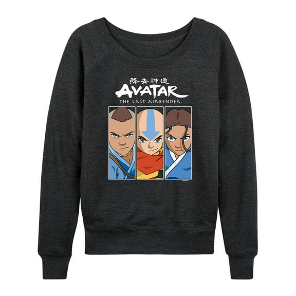 Avatar - The Last Airbender - Sokka Aang Katara - Women's Lightweight French Terry Long Sleeve Shirt