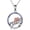 Equestrian Women, variant on S925 Sterling Silver Horse/Unicorn/Dragon/Wolf/Fox Necklace Heart Pendant Jewelry Gift for Women
